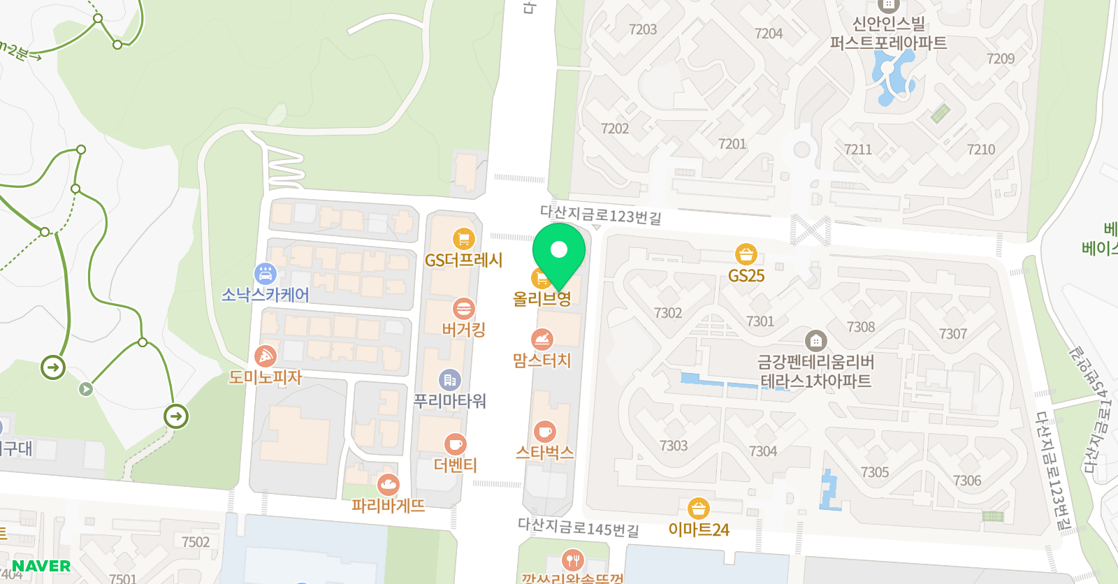 유스 영어 위치