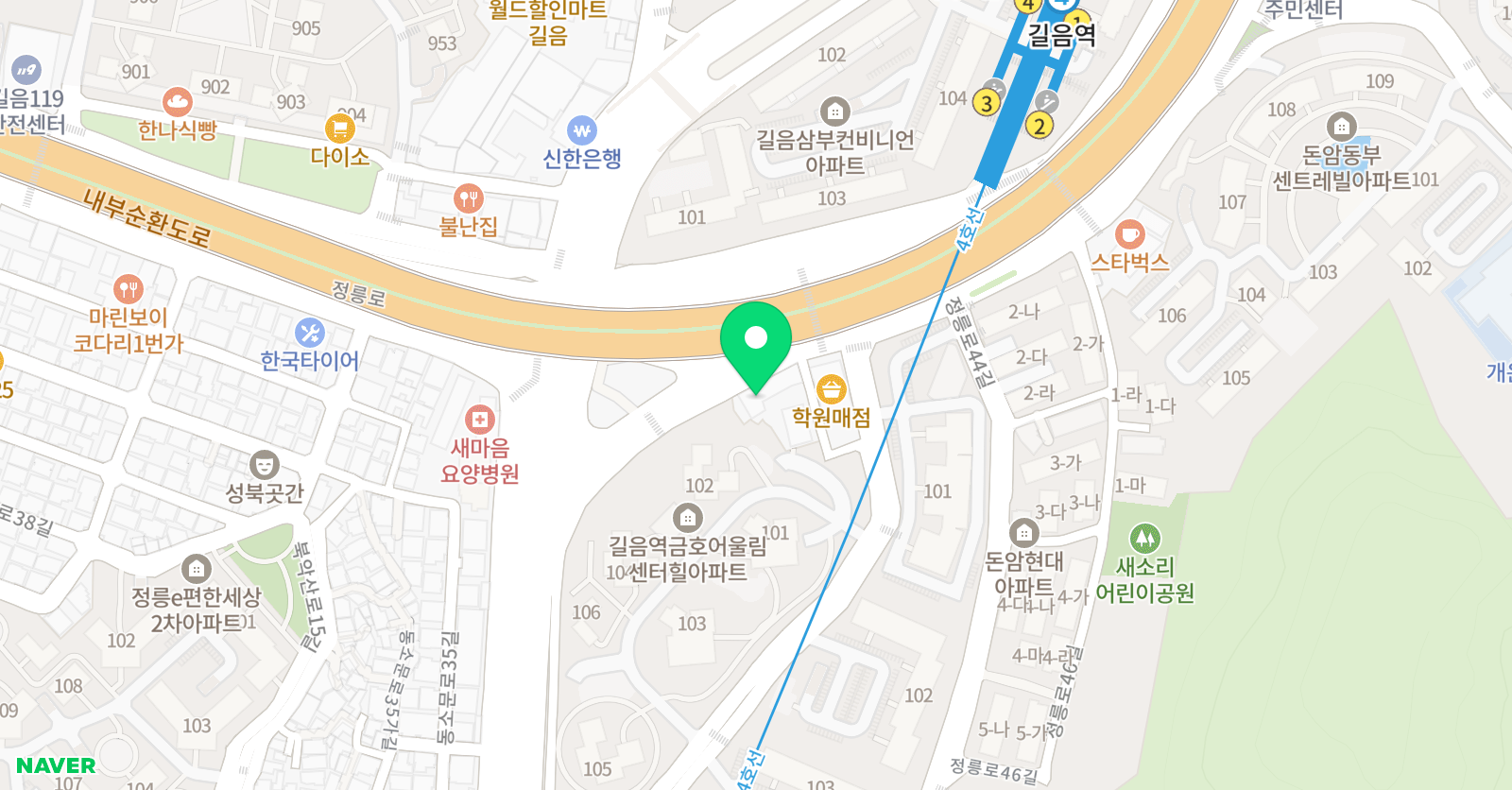 미래탐구 성북 초등센터 위치