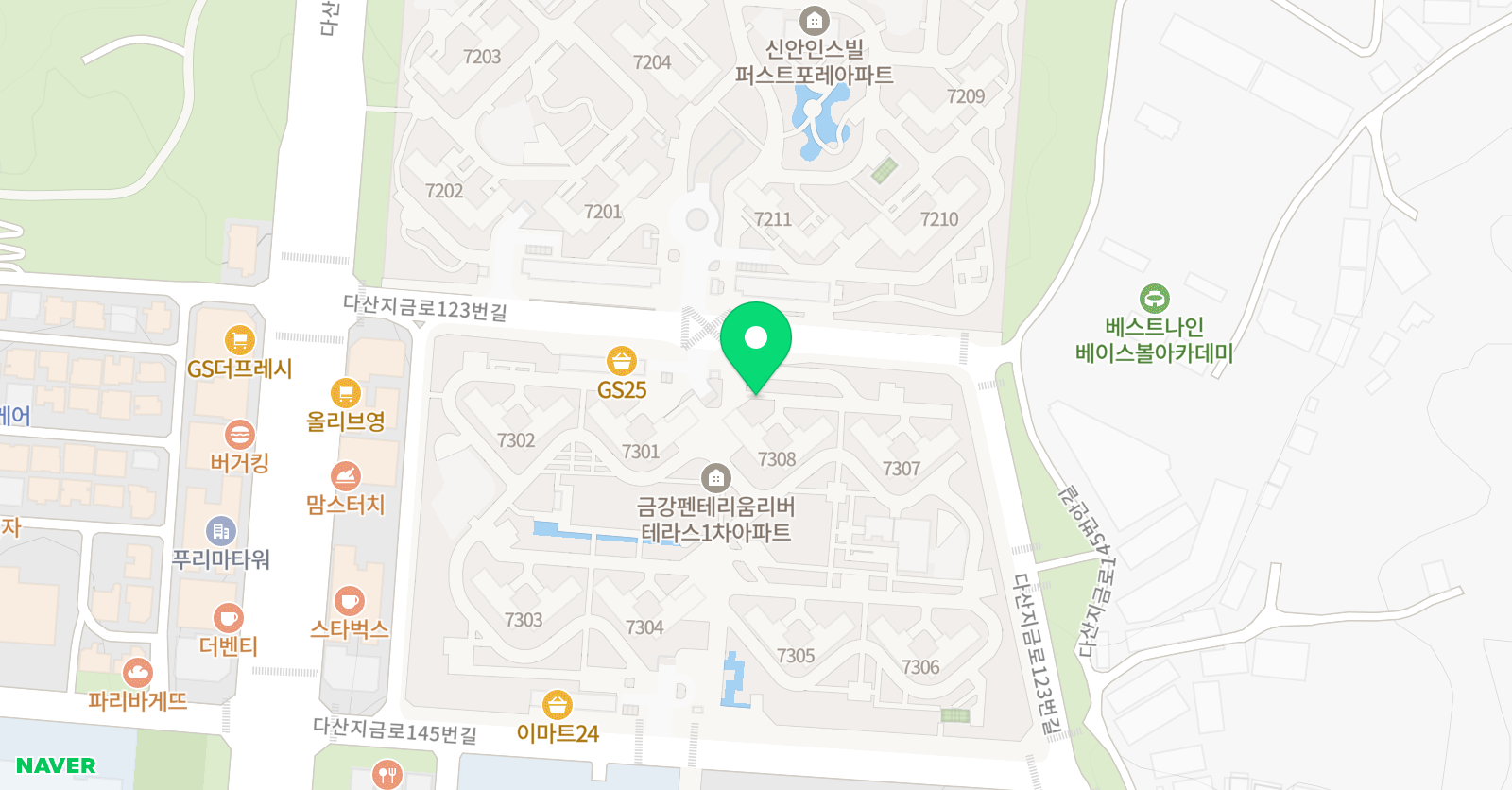놀작마 이아트 다산아트랑앳홈 위치
