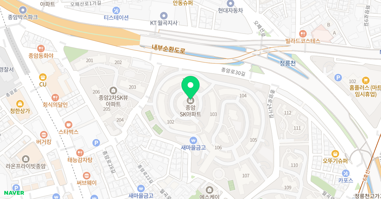 리드인 독서논술교습소 성북종암SK 위치
