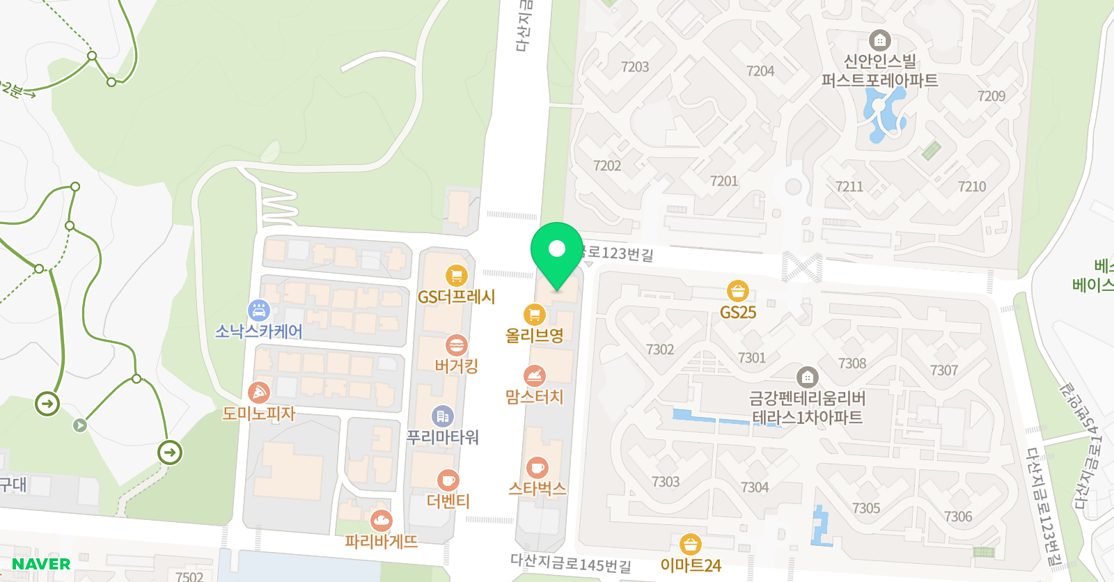 김병지 축구클럽 다산지금점 위치