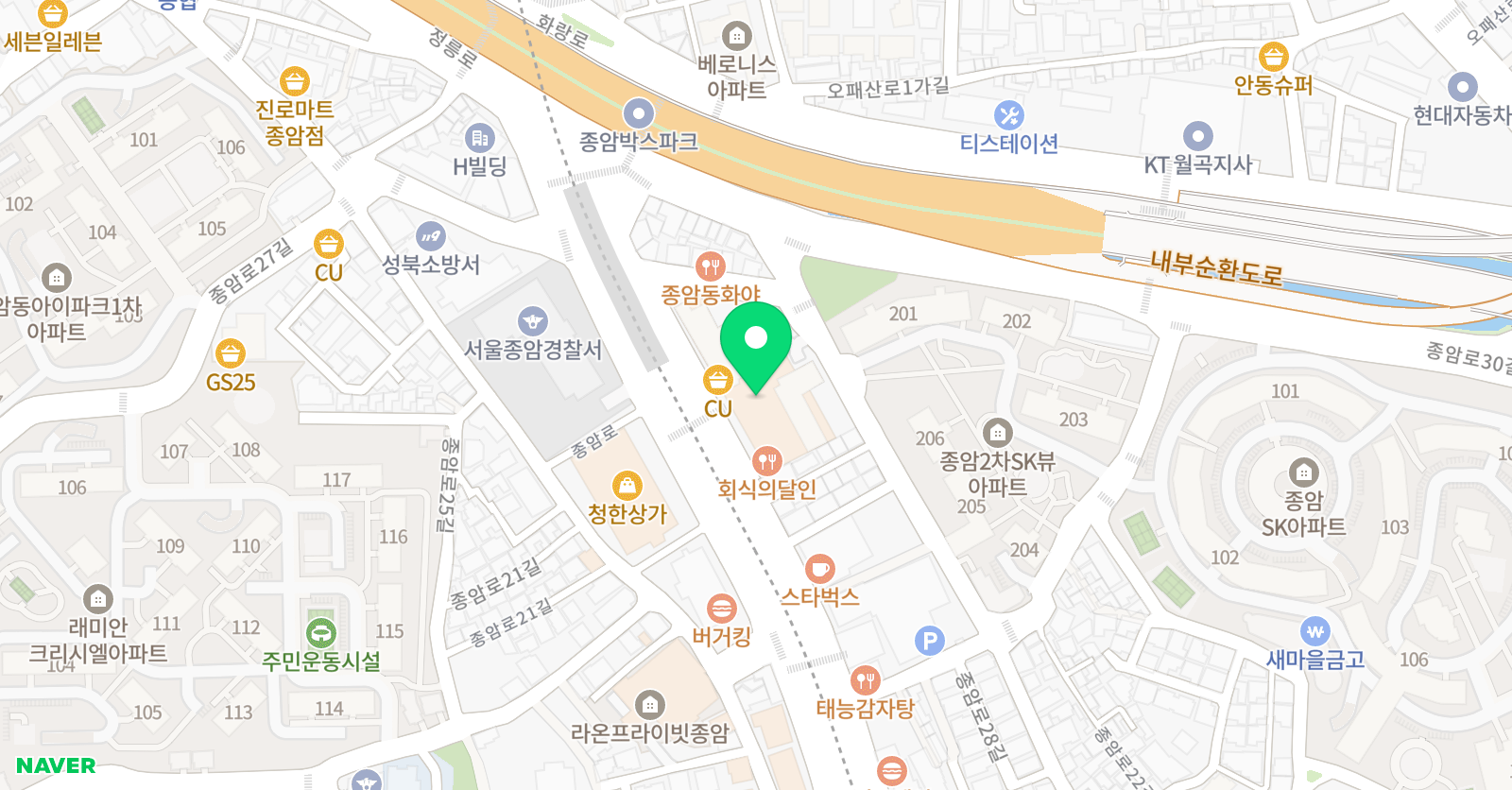 리안 학원 위치