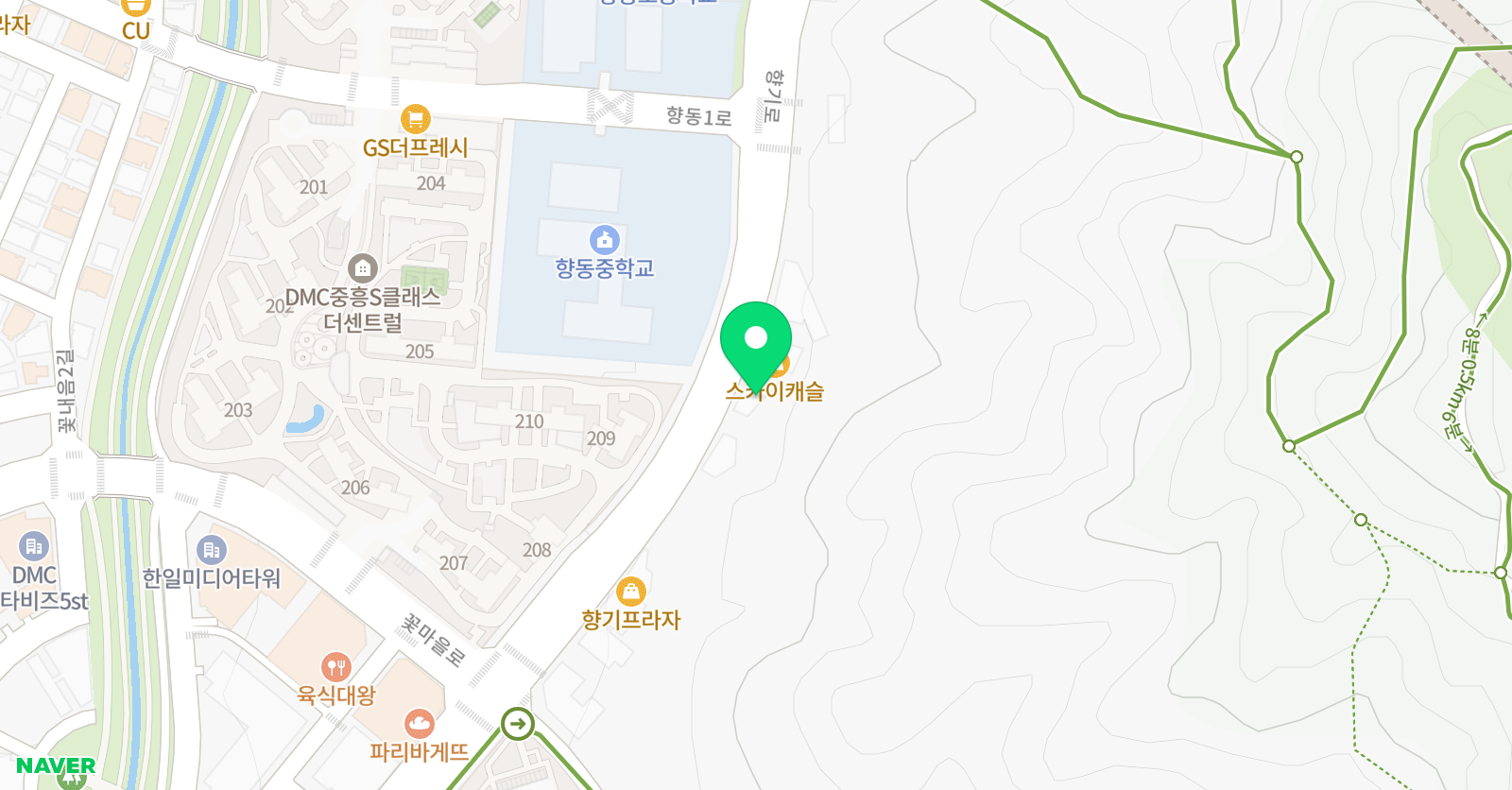 숲속음악학원 위치