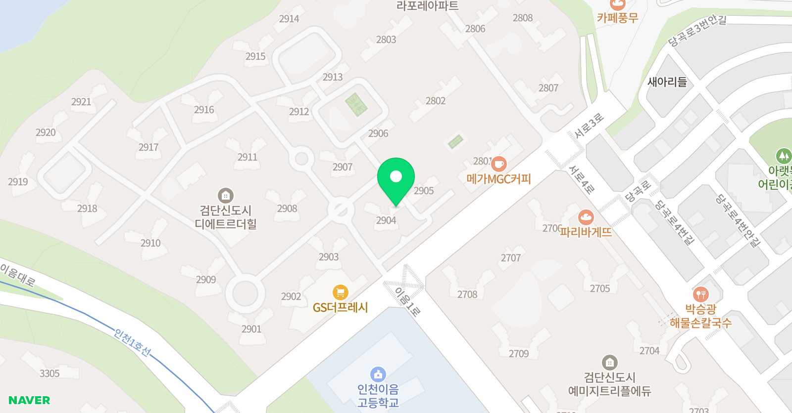 뮤엠 영어 디에트르더힐NEST 위치