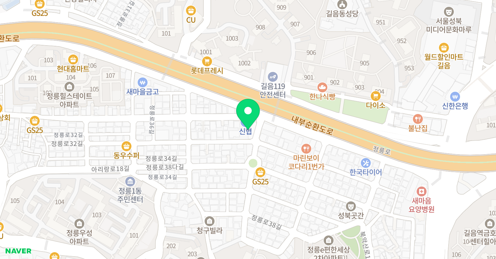 김성림 무용학원 위치