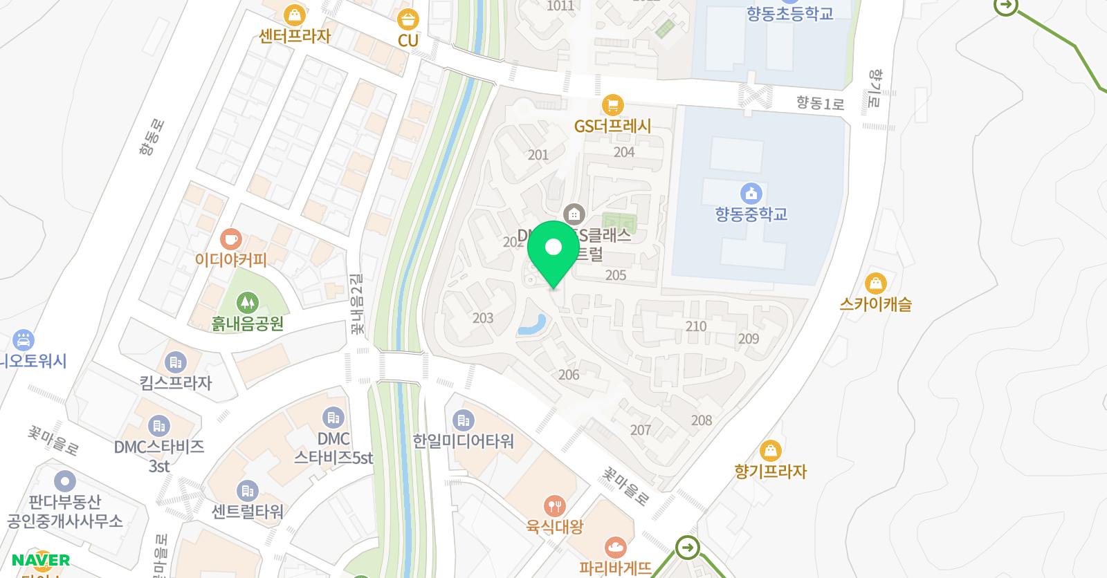 토론하는아이들 향동중흥GLE센터 위치