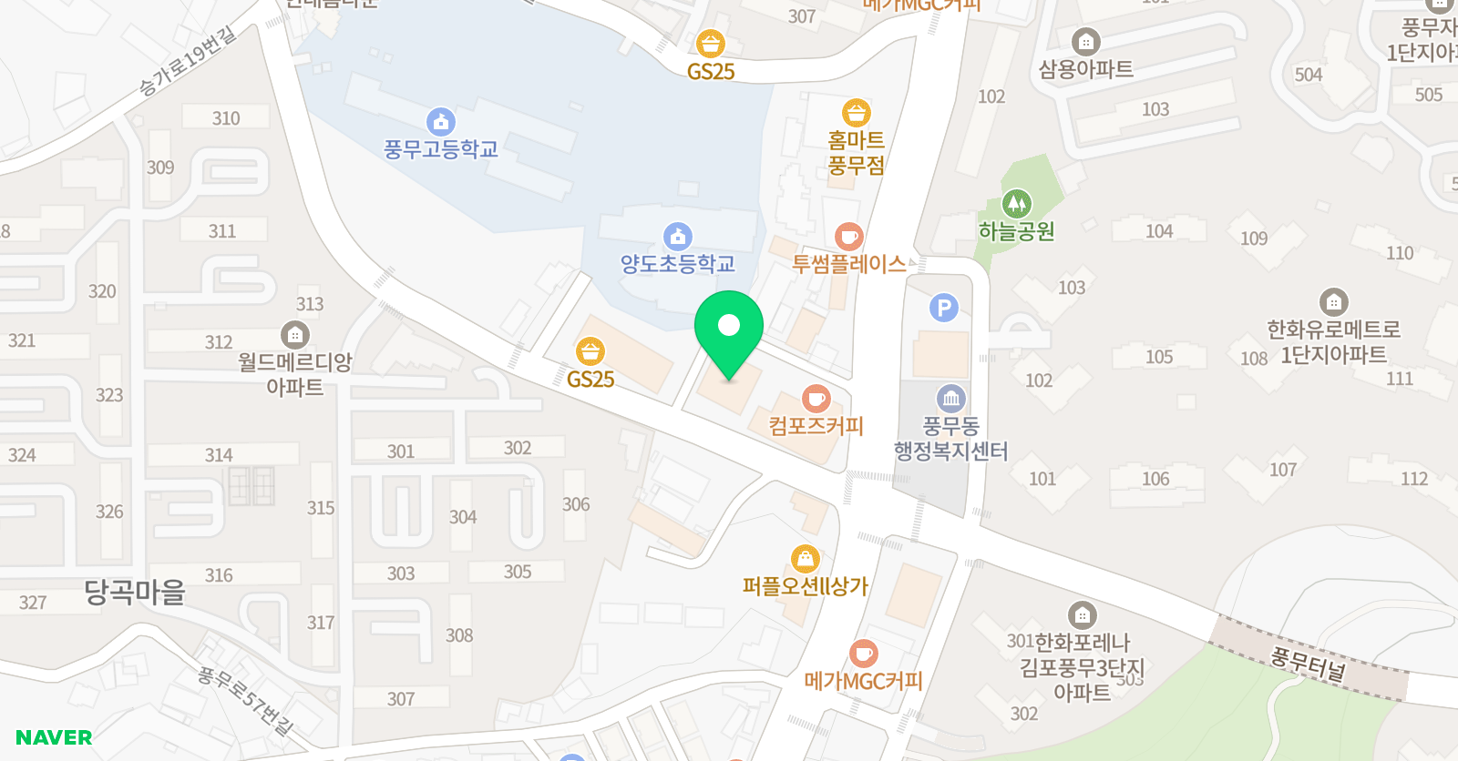 e해법 수학양도학원 위치