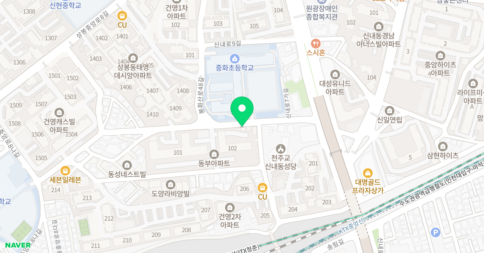 소리숲 음악교습소 위치