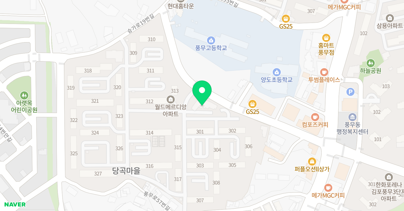 월드클래스 양도태권도장 위치