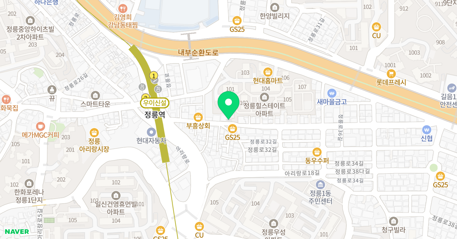 바흐의숲 음악학원 위치