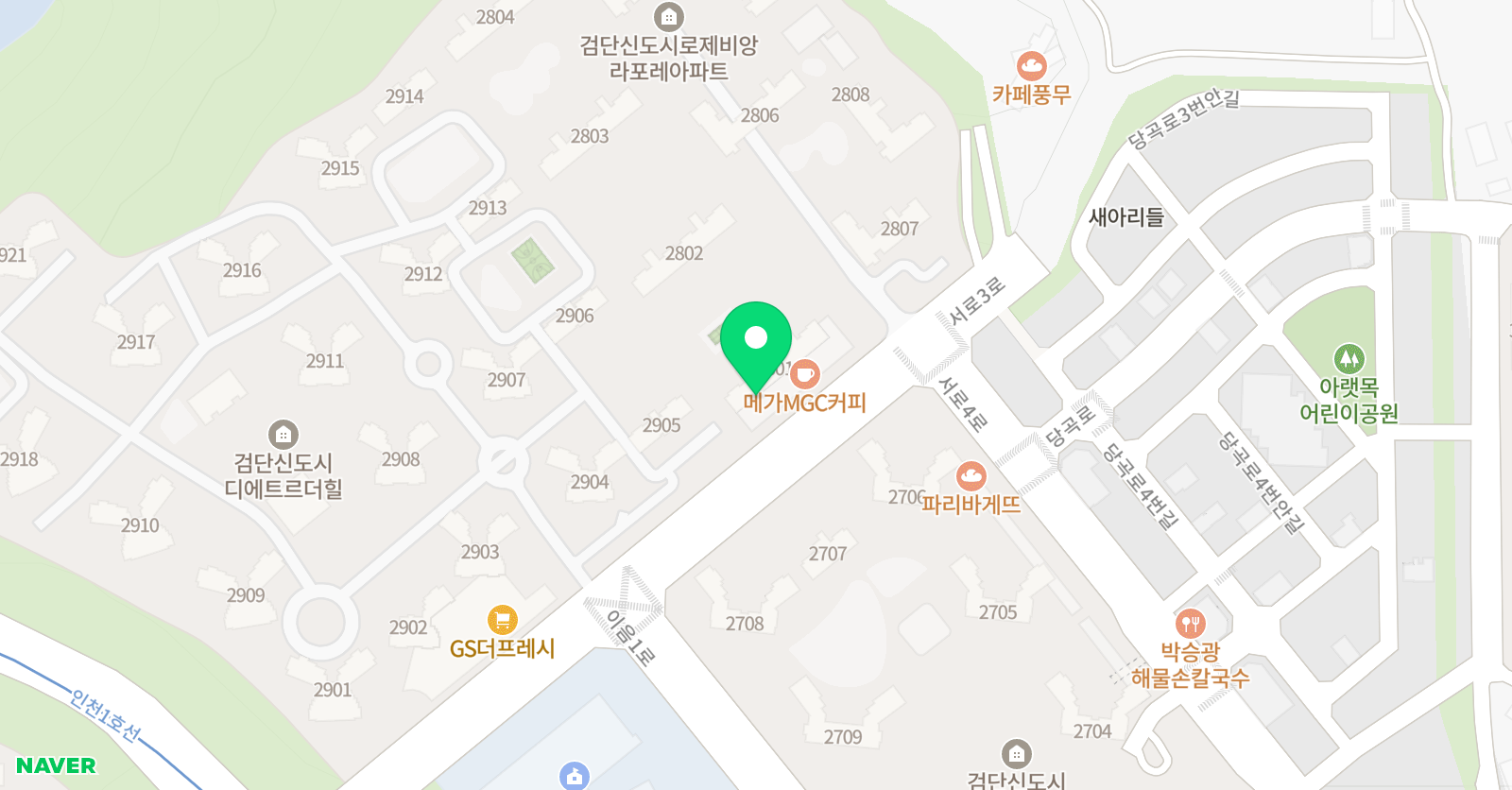 하울음악학원 위치