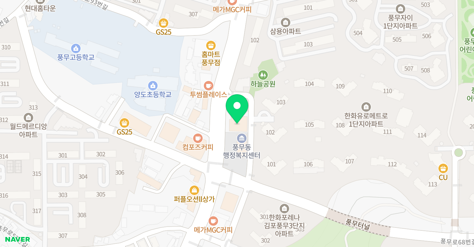 앨리스뮤직 음악학원 위치