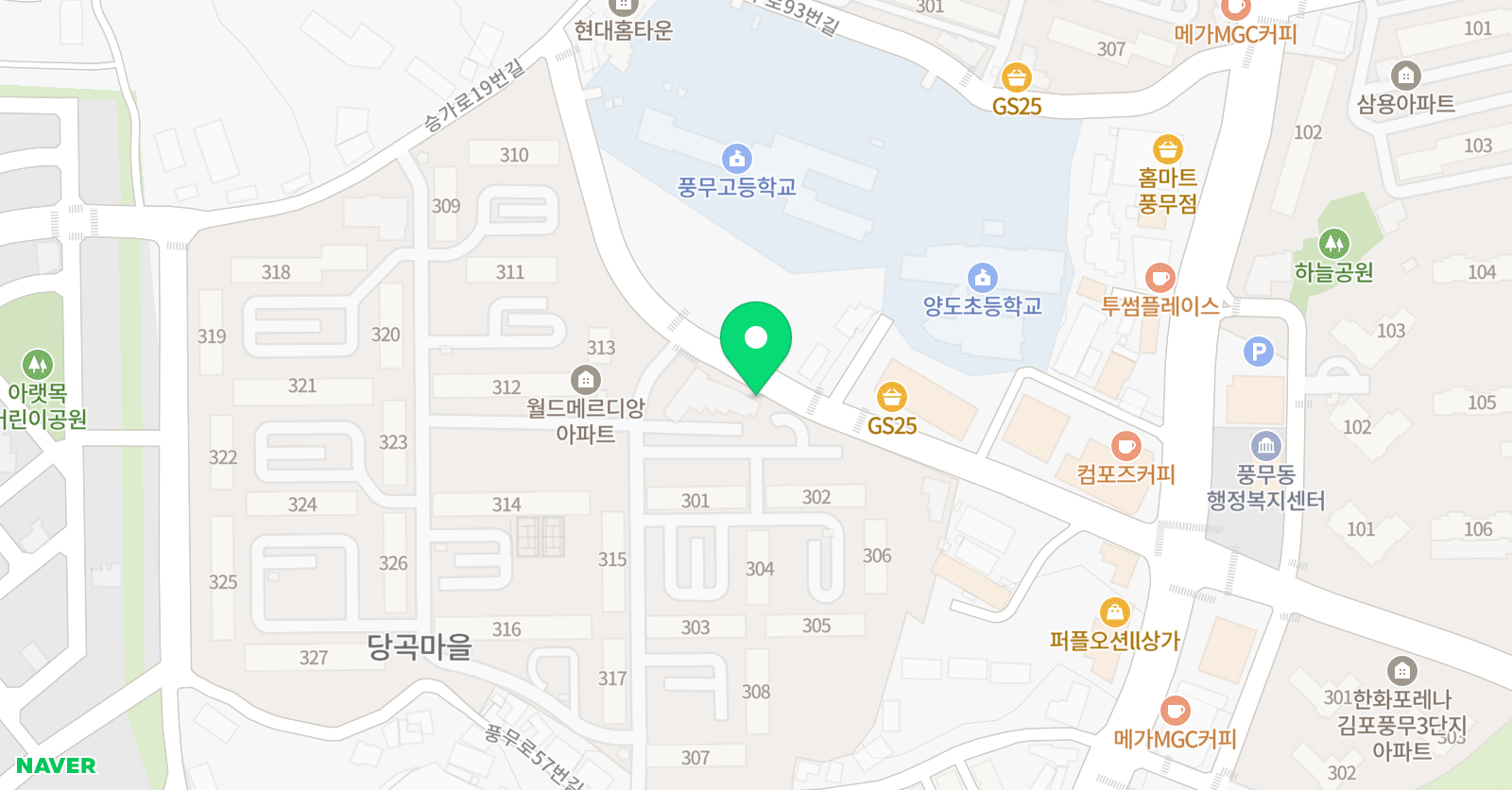 소리숲 피아노 위치
