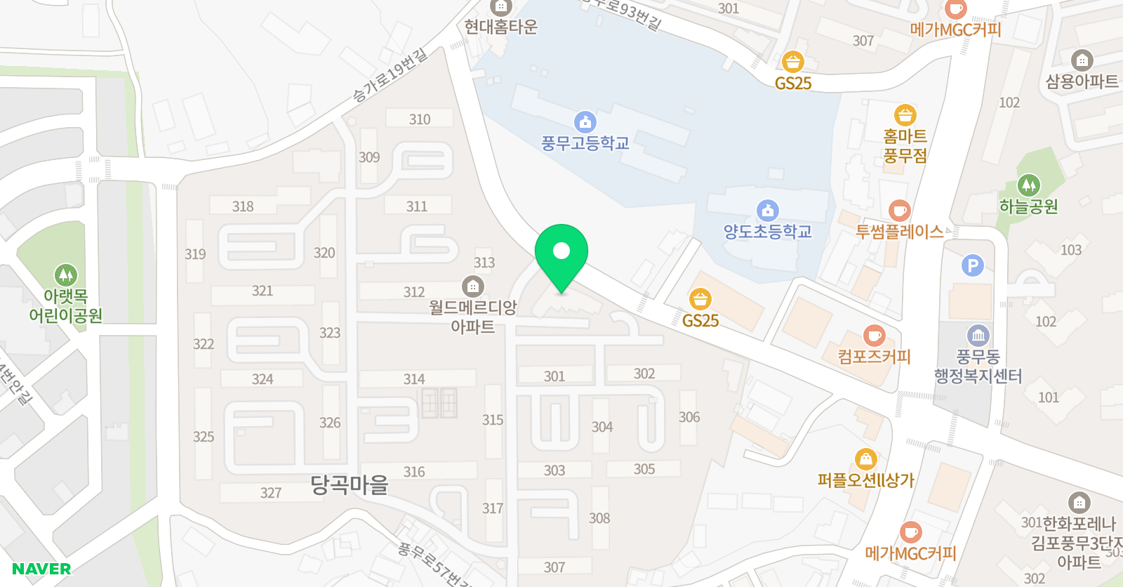 반올림 음악학원 2호점 위치