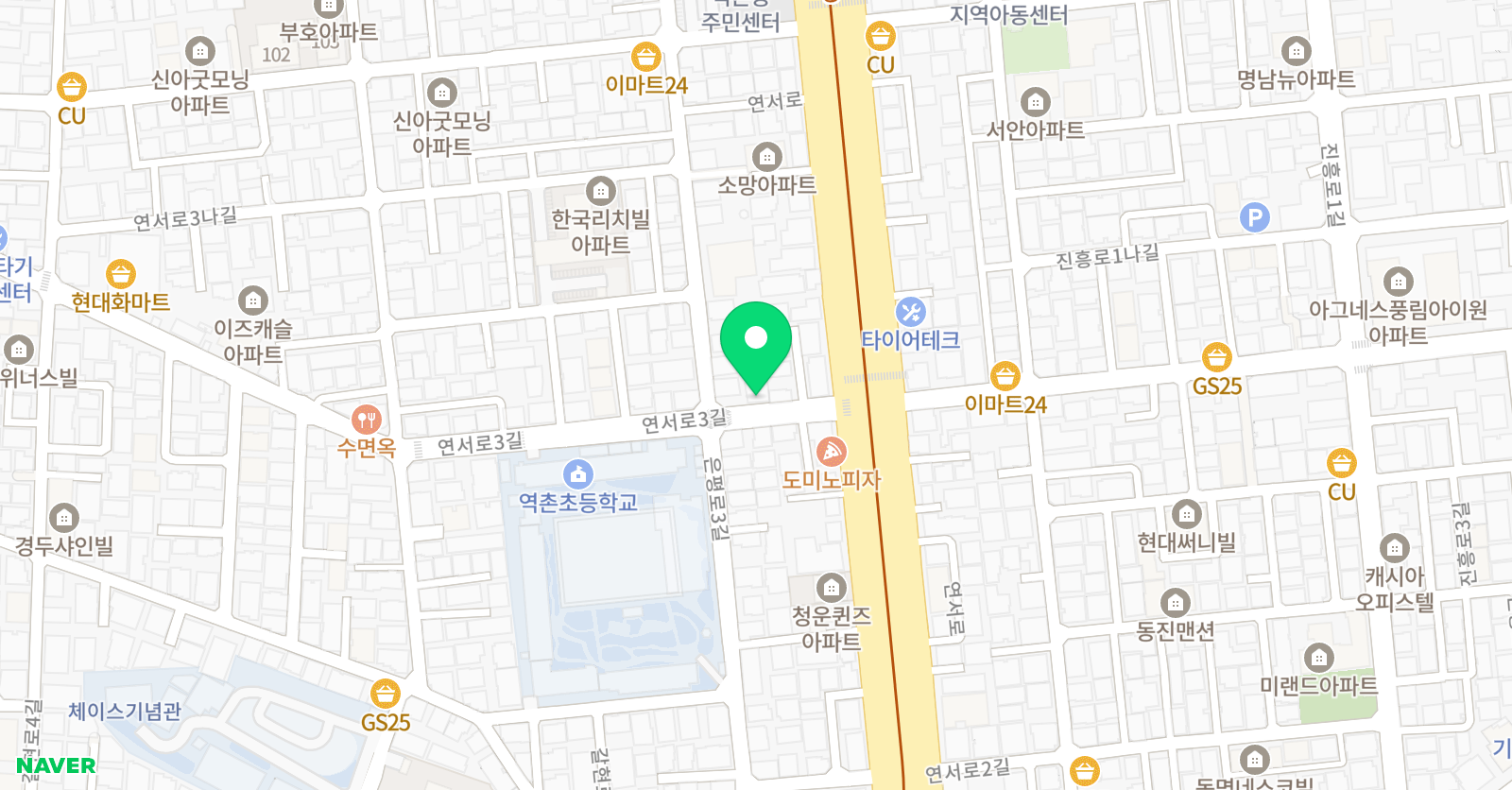 와이제이 수학교습소 위치