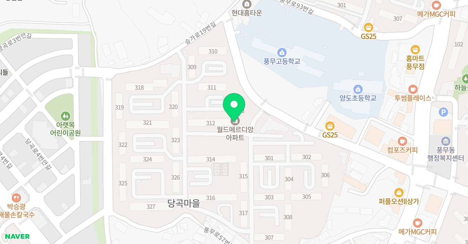 셀파우등생교실 김포풍무월드점 위치