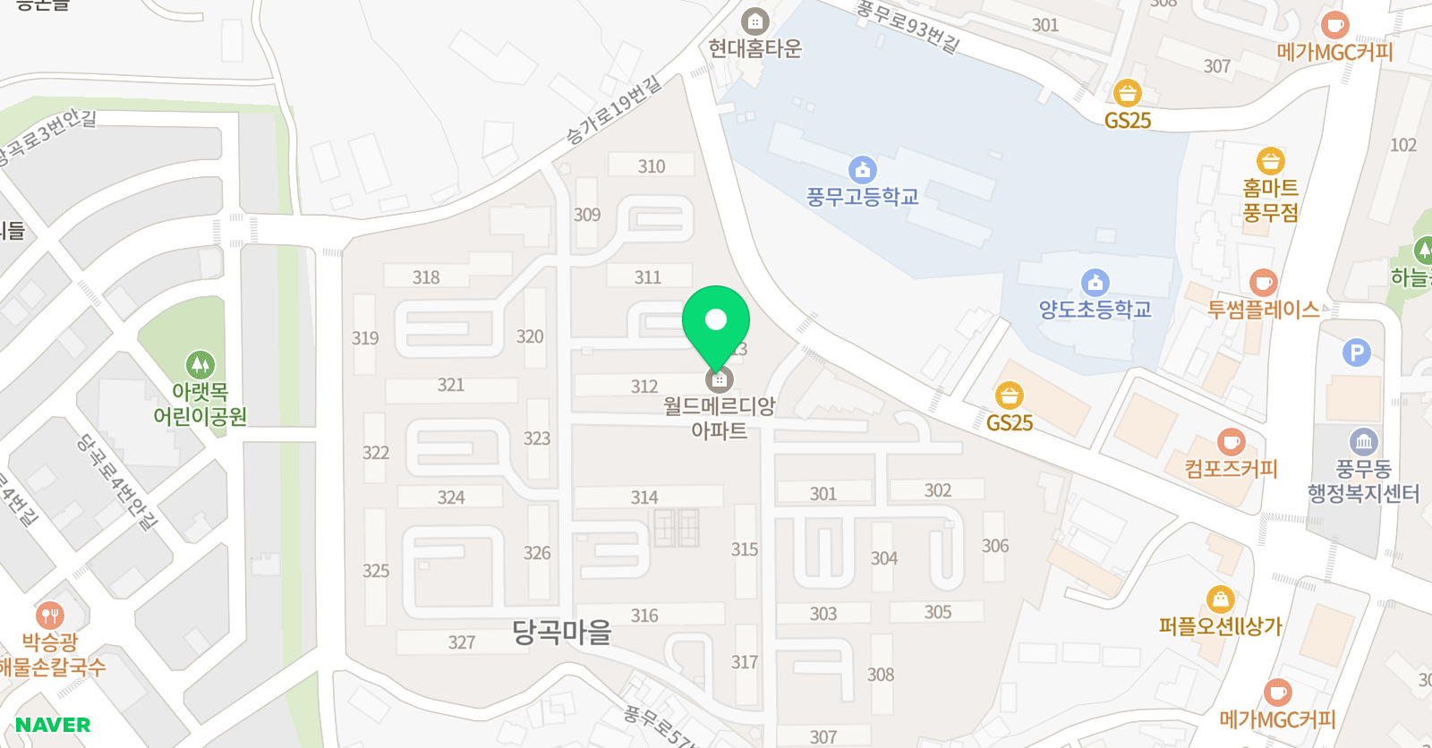 다온 수학 위치