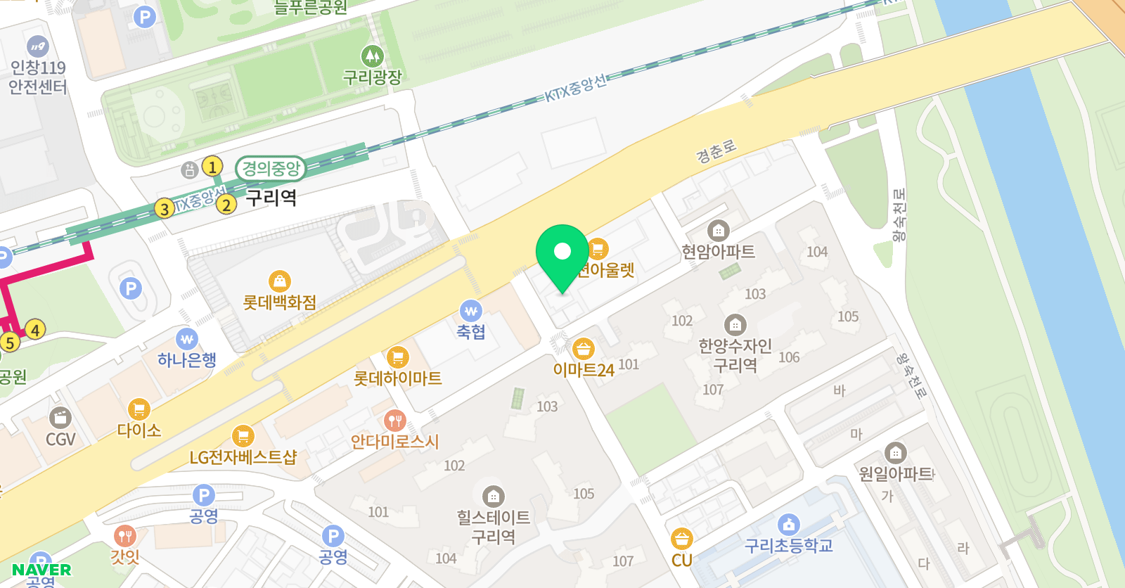 라온 음악학원 위치