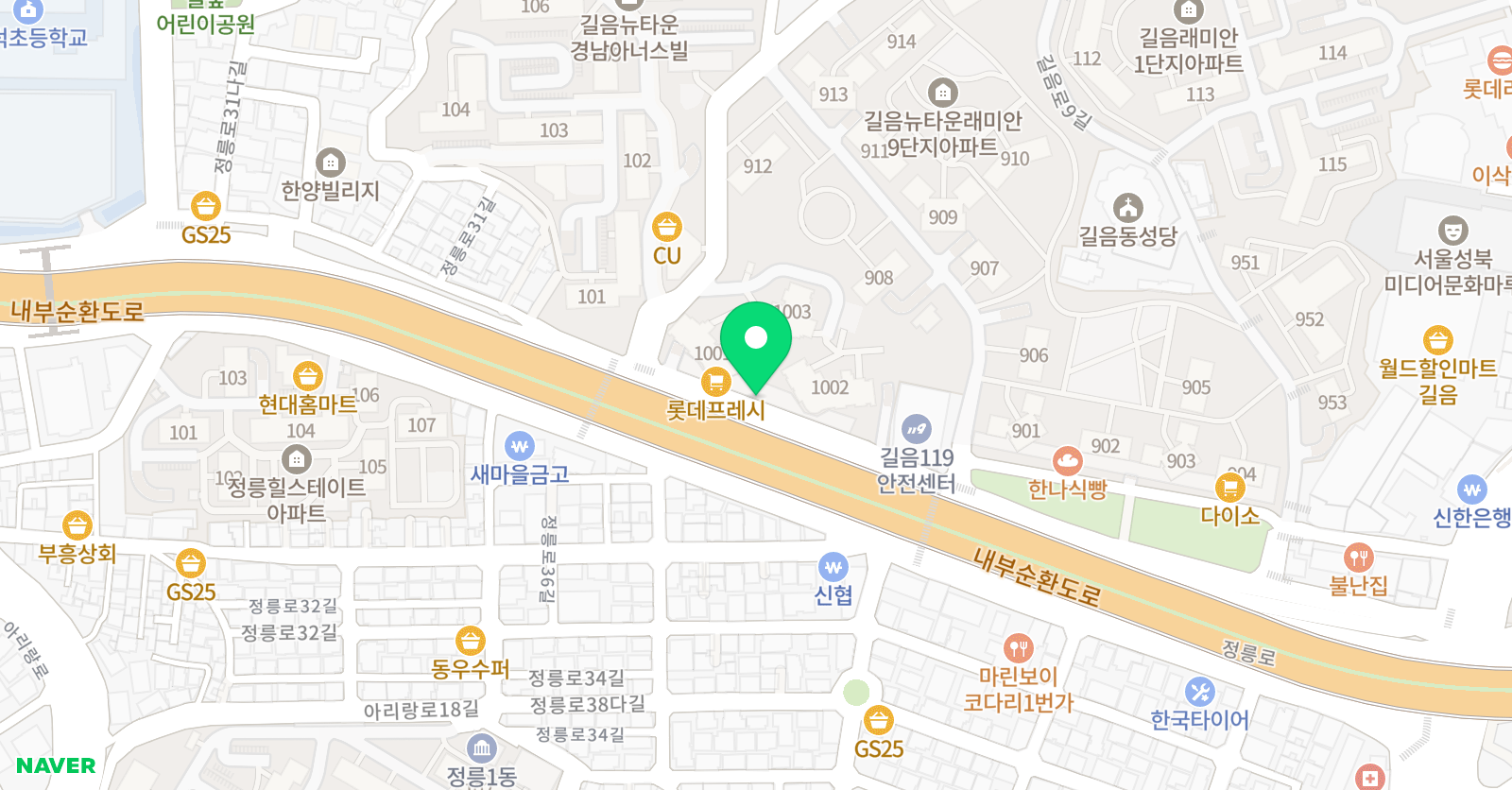 라온 수학교습소 위치