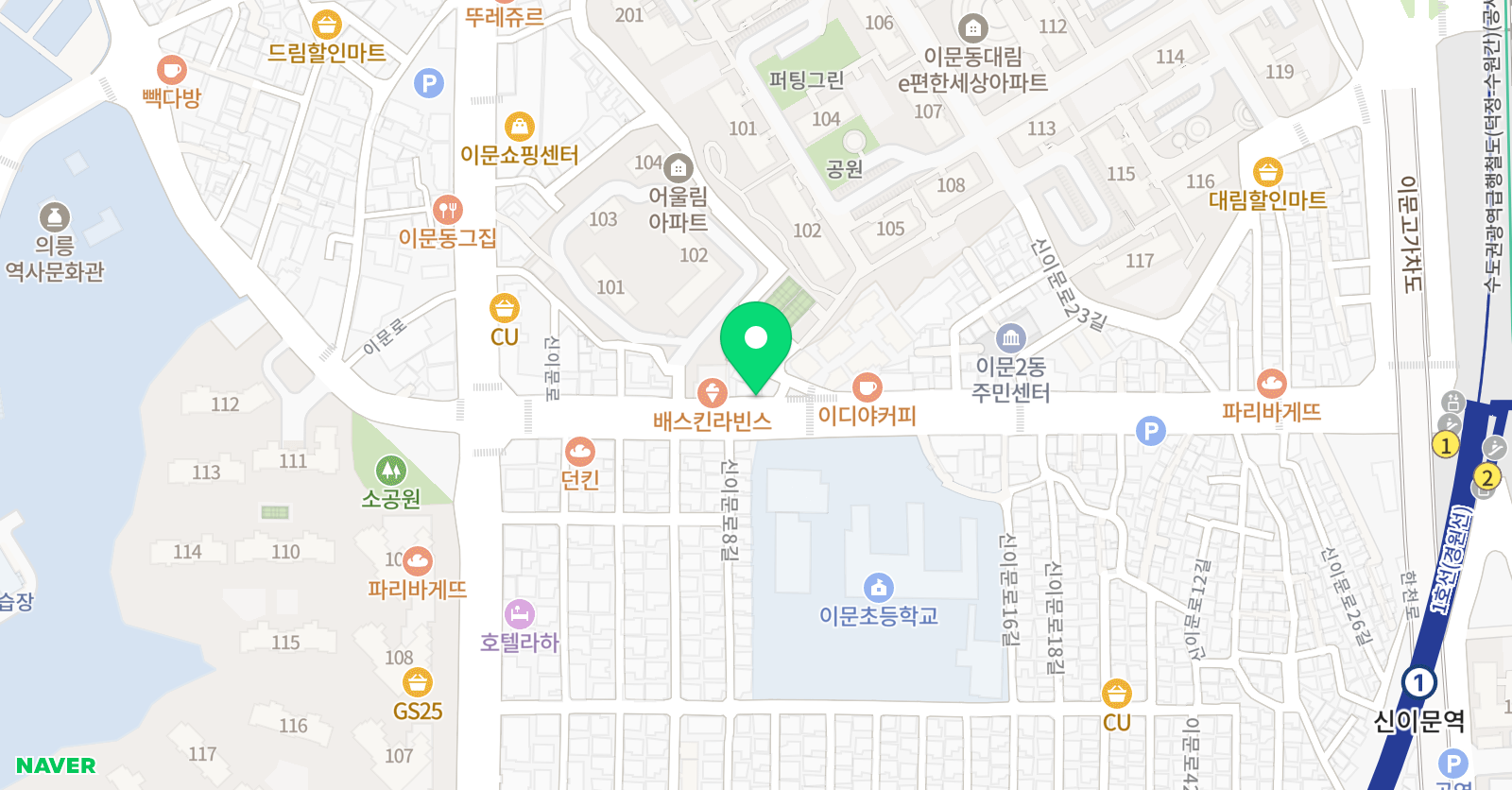클랑 음악학원 위치