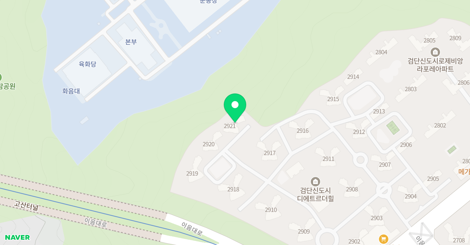 기탄 사고력교실 검단디에트르더힐2호점 위치