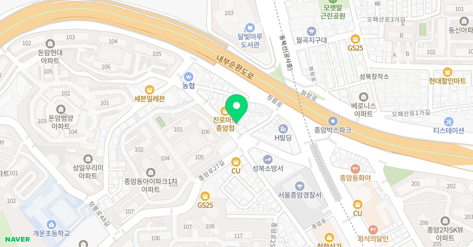 한양 음악학원 위치
