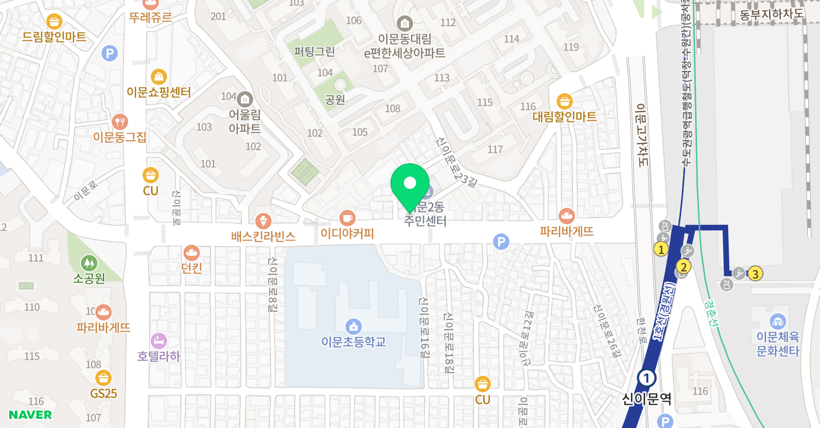 하이가든 잉글리쉬 위치