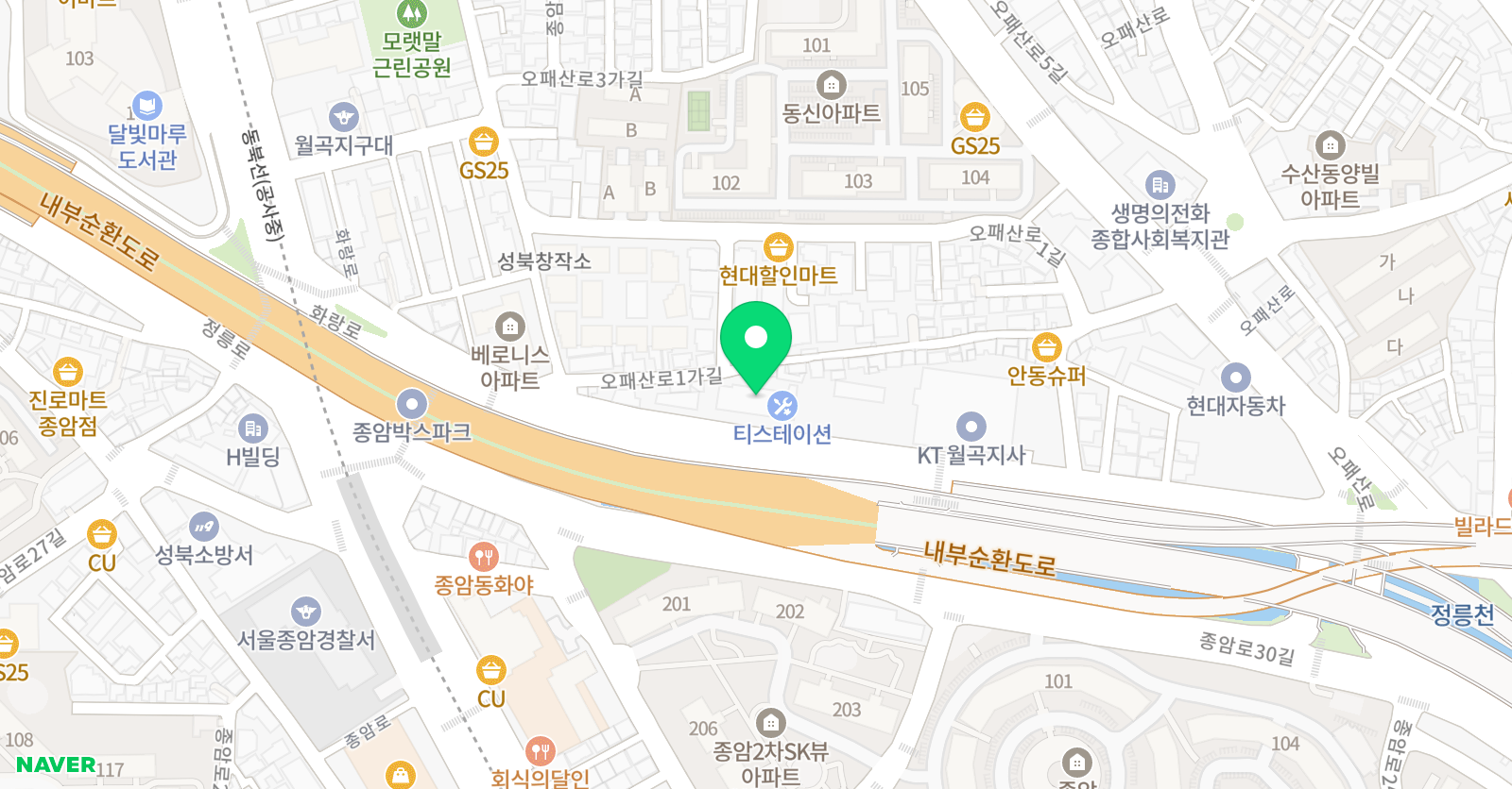 TTT 어학학원 위치