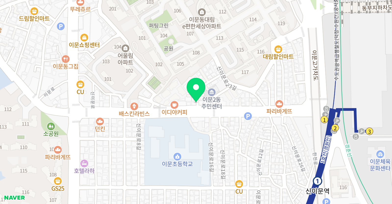 예원 수학교습소 위치