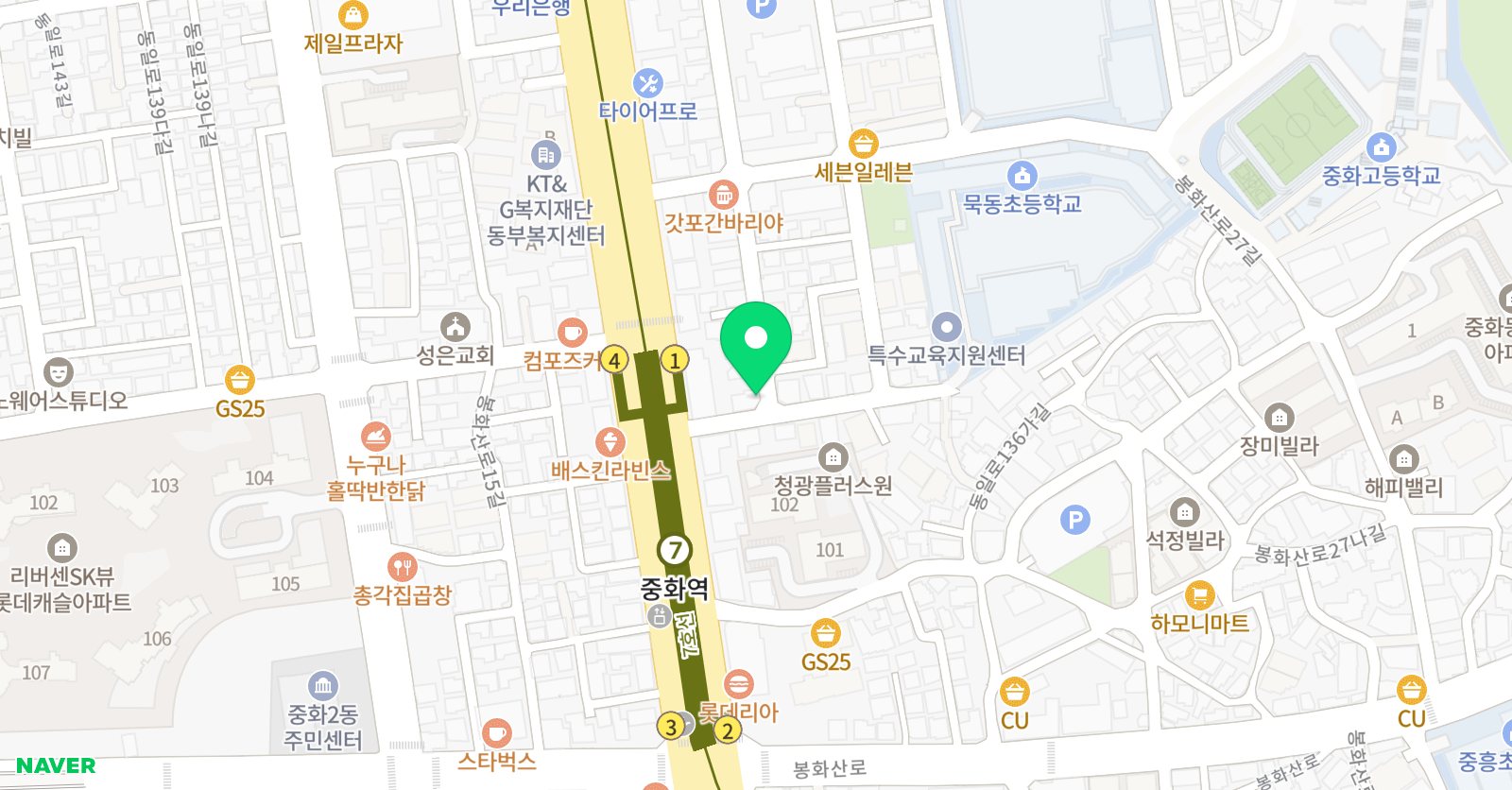감성미술 상상가든 위치