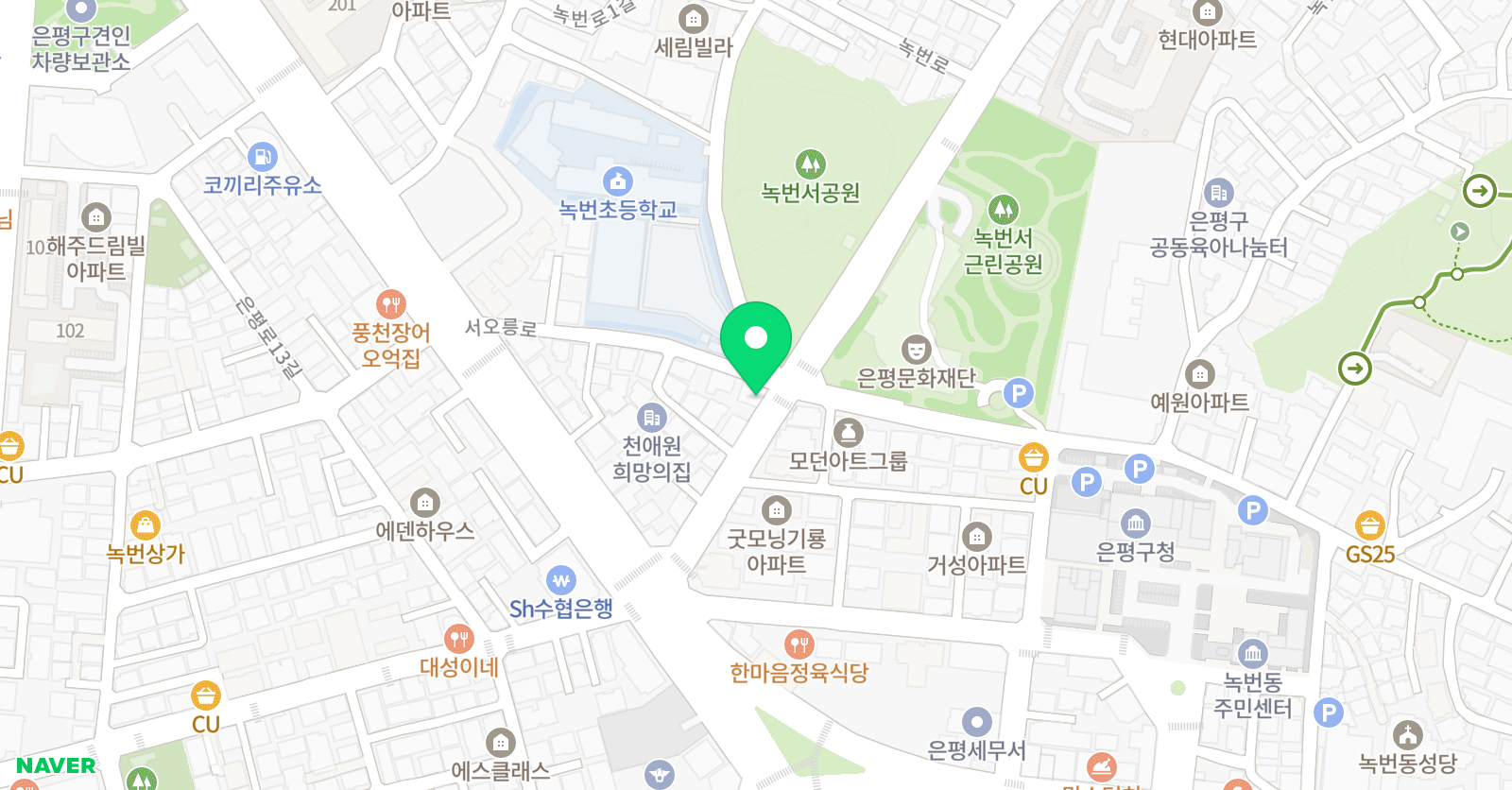 고려리더스 학원 위치