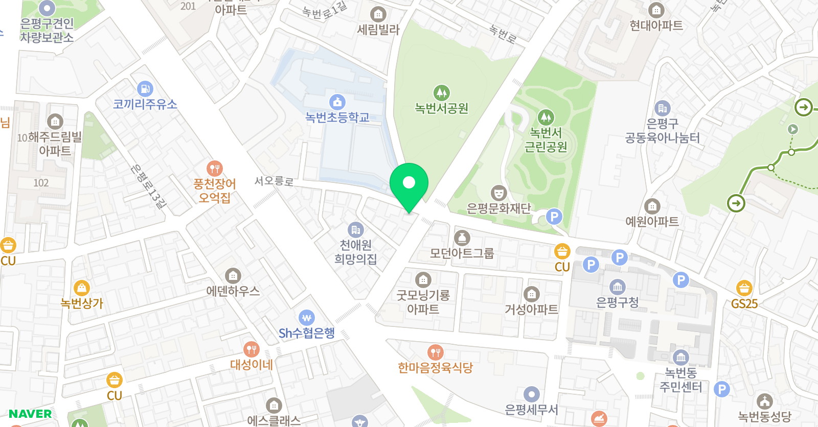 새빛 학원 위치