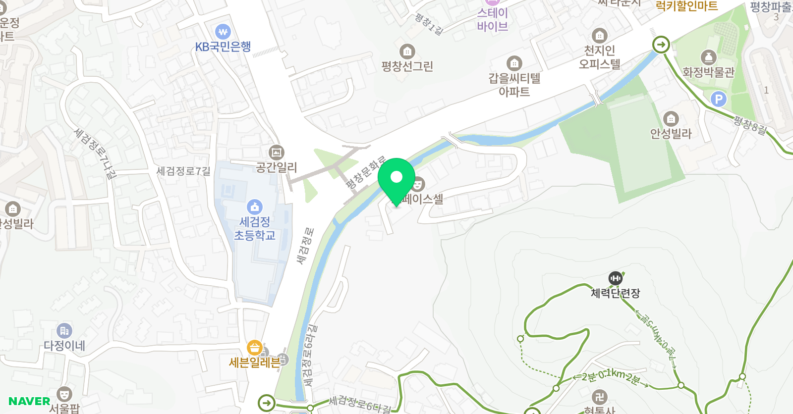 UK 영어국어학원 위치