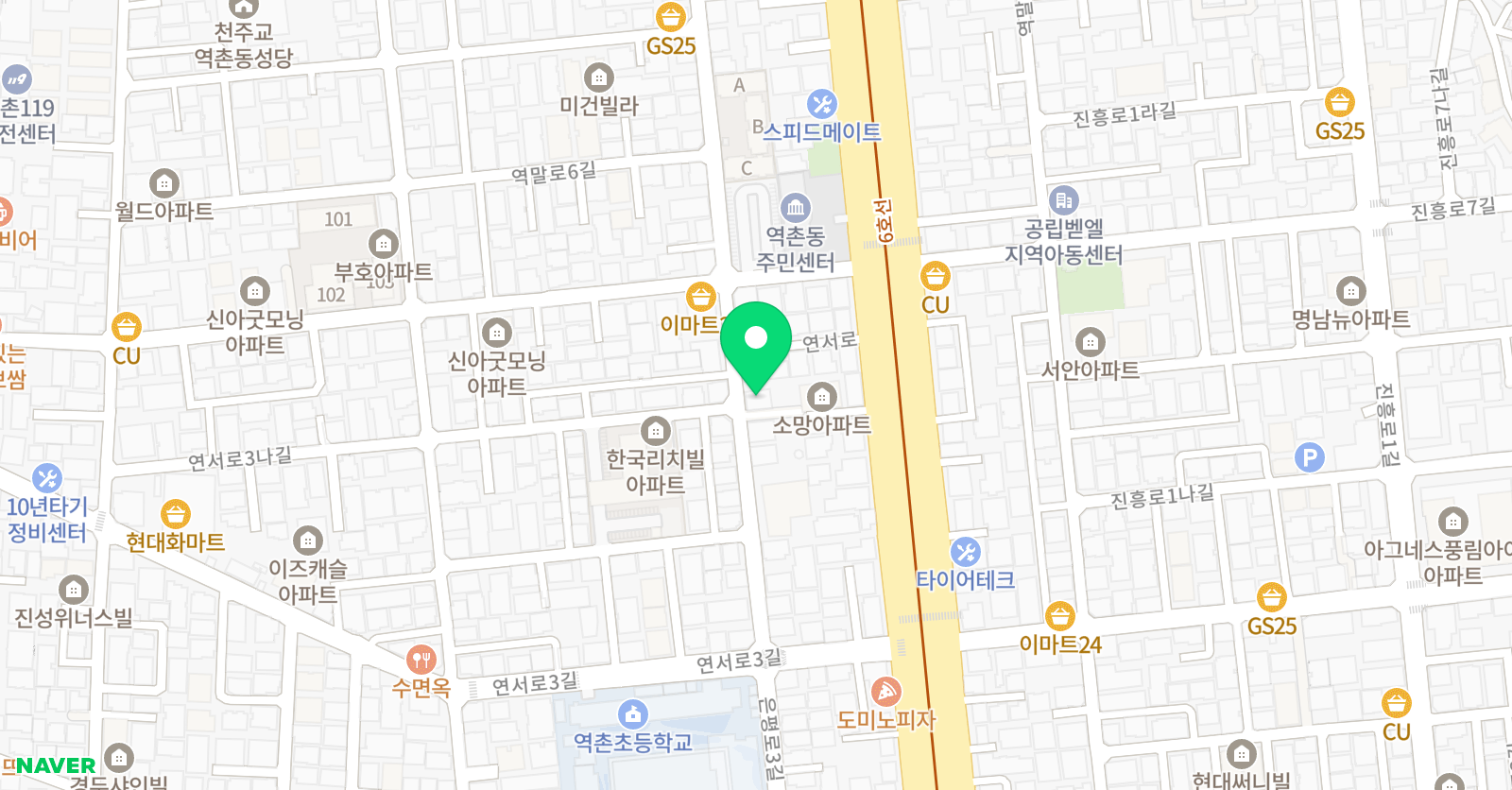 플라잉온 필라테스 위치
