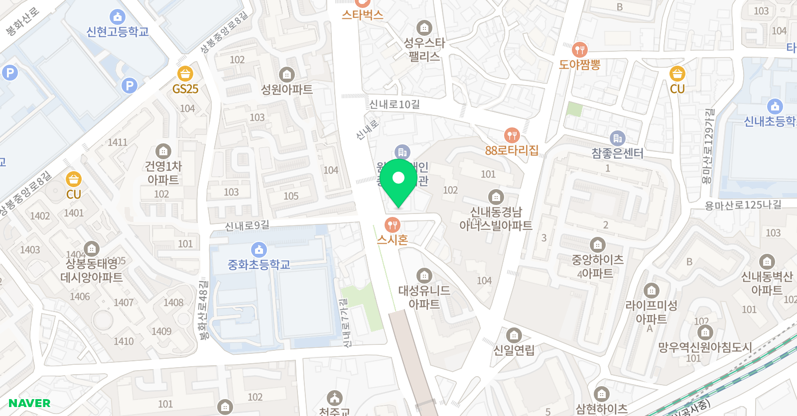 이룸에이블 수학학원 위치
