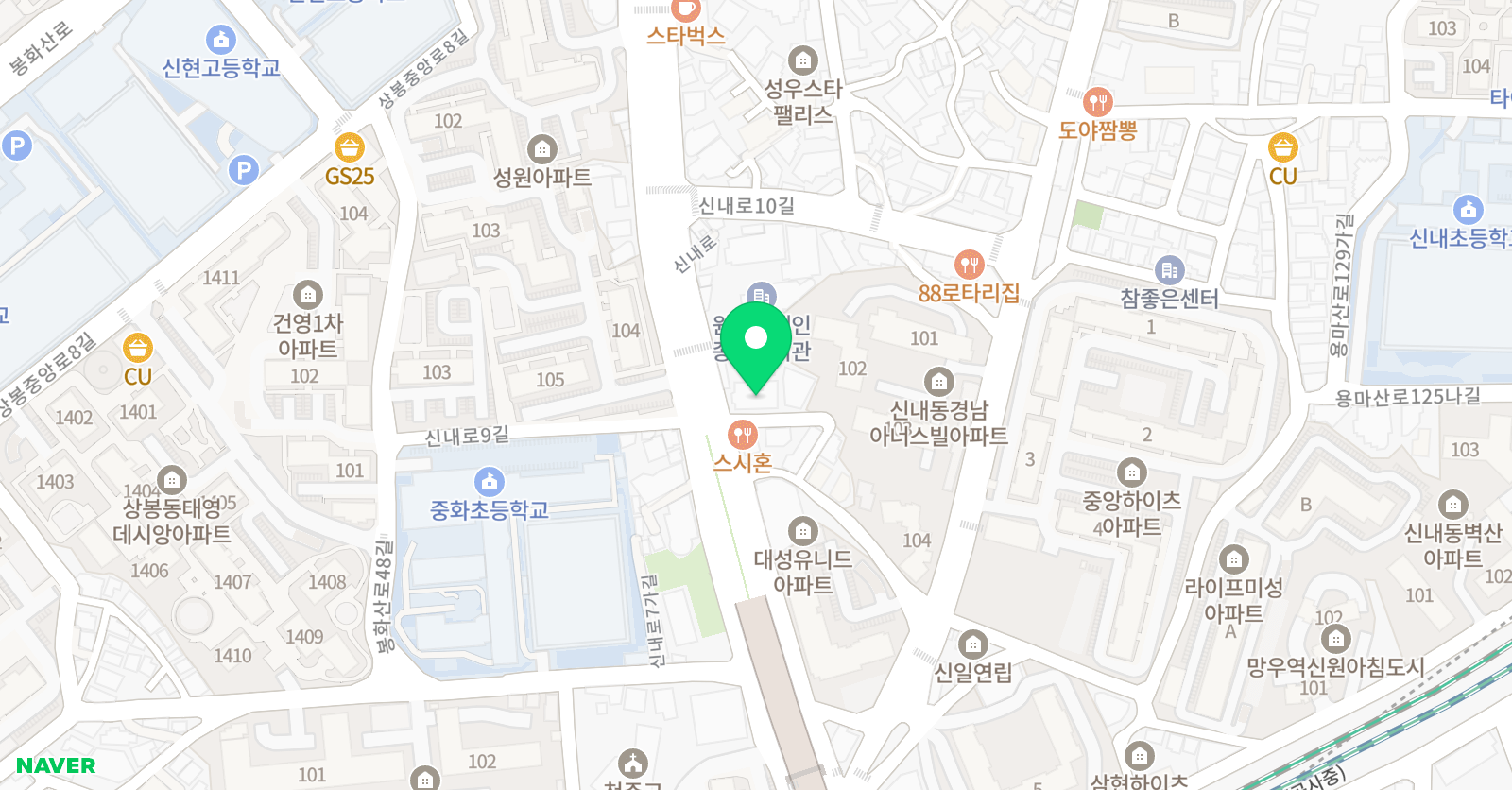 스프링 영어수학학원 위치
