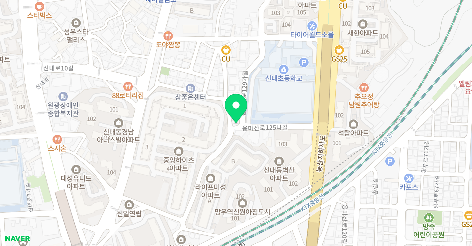 예그린 음악교습소 위치