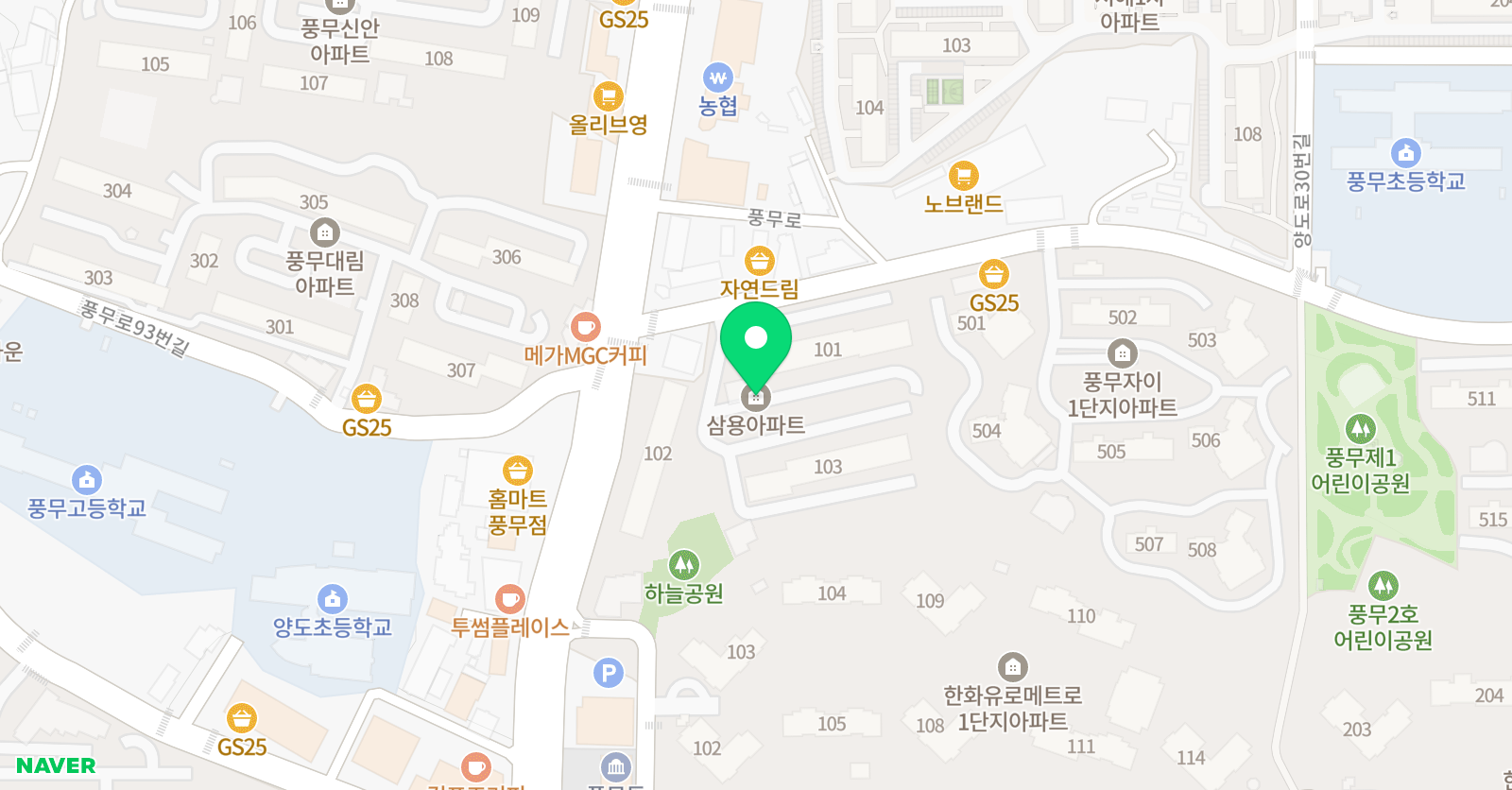 서우 독서논술 풍무동 삼용 국어독서논술 위치