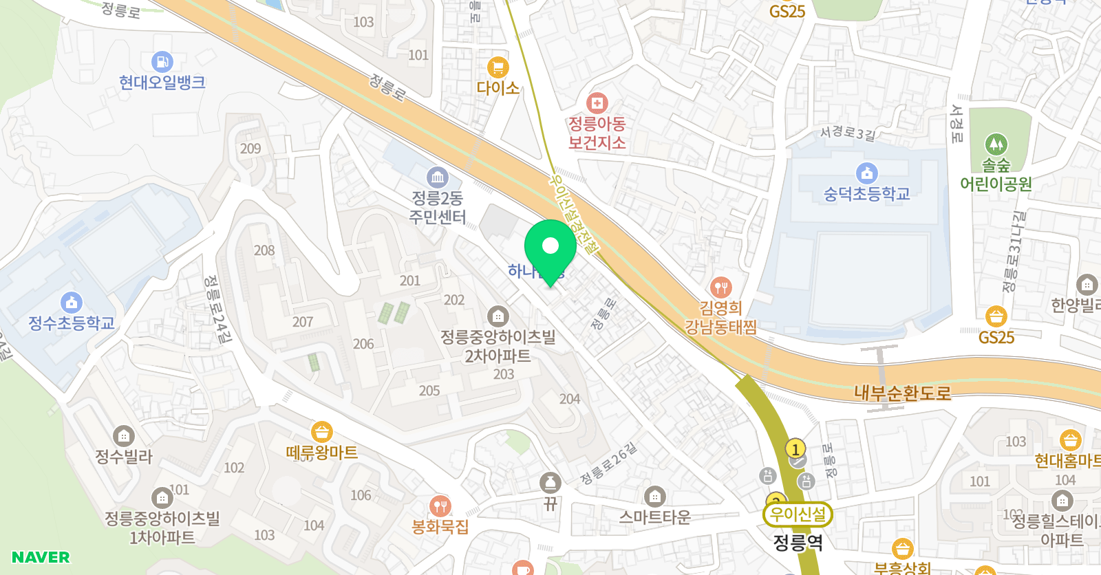 감성 수학학원 위치