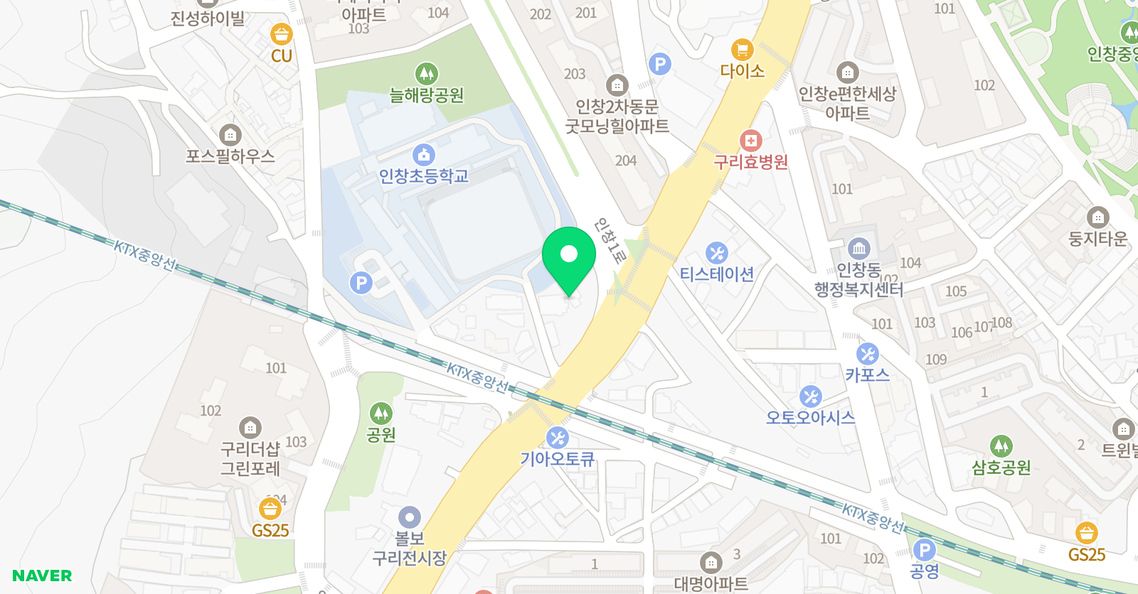 MTA 태권도 인창점 위치