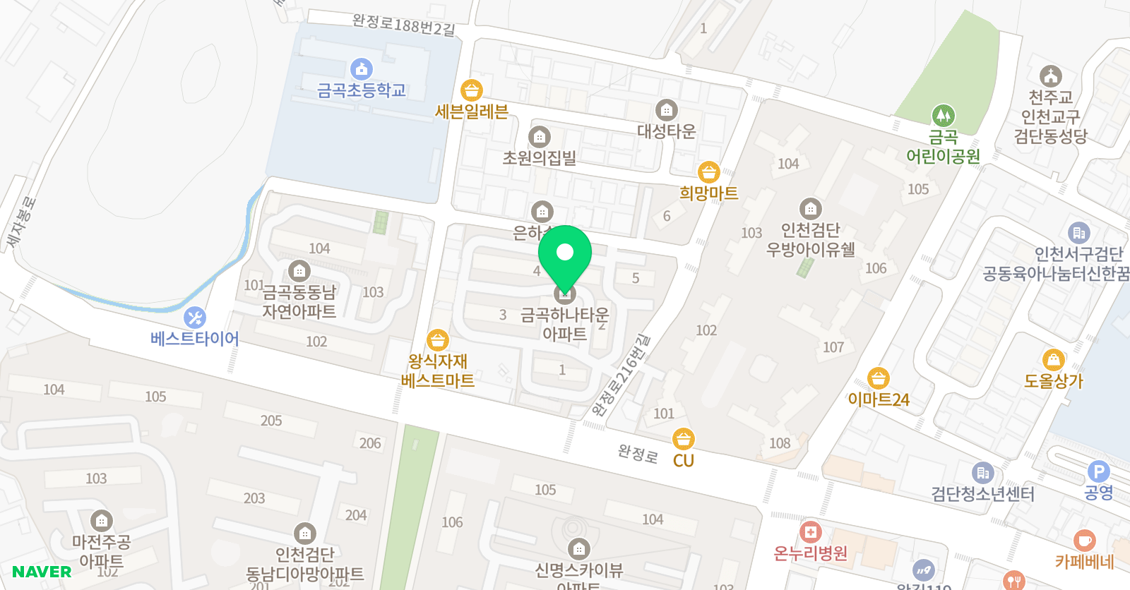 김앤정 공부방 위치