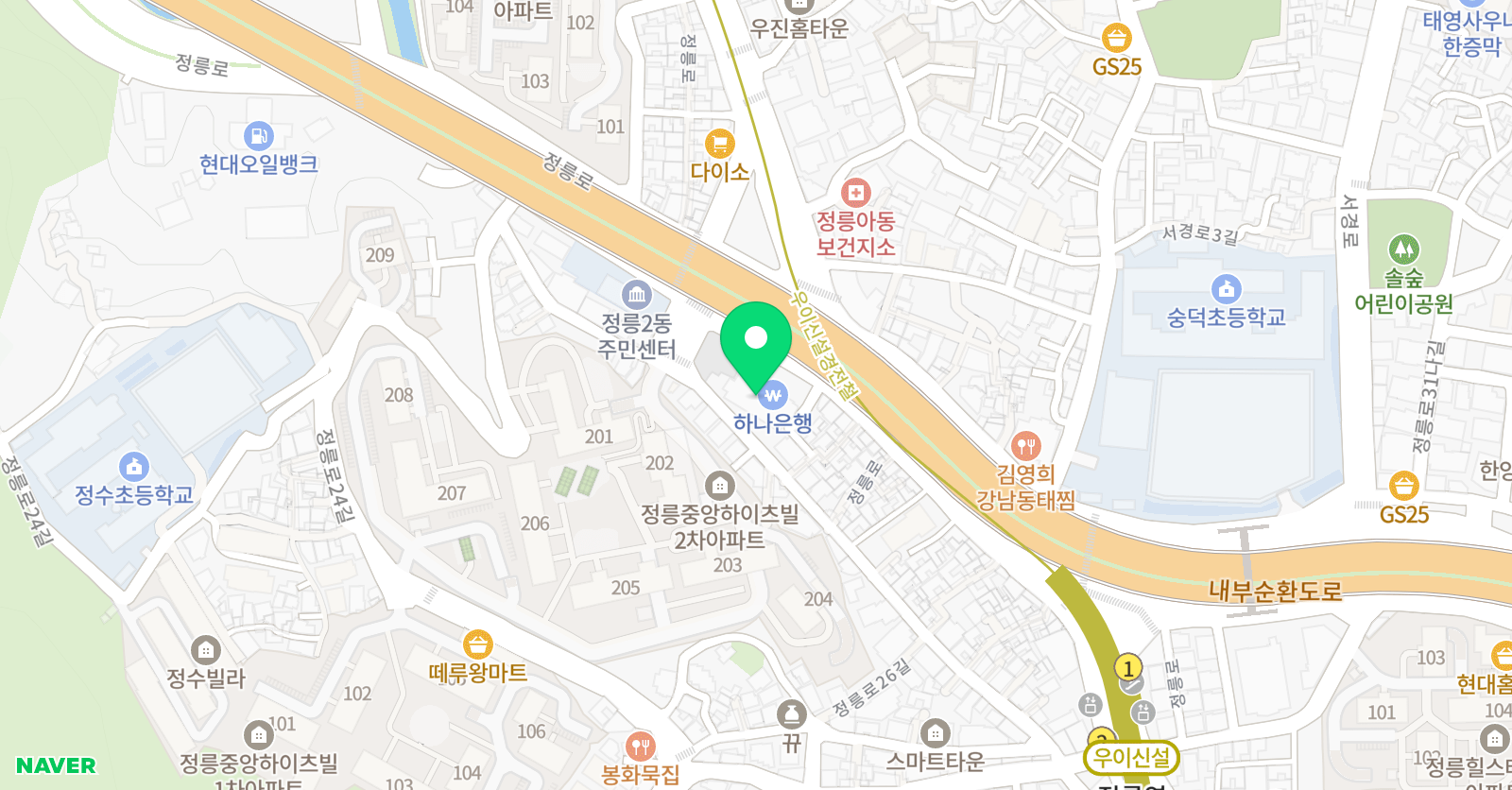 GIPS 성북어학원 위치