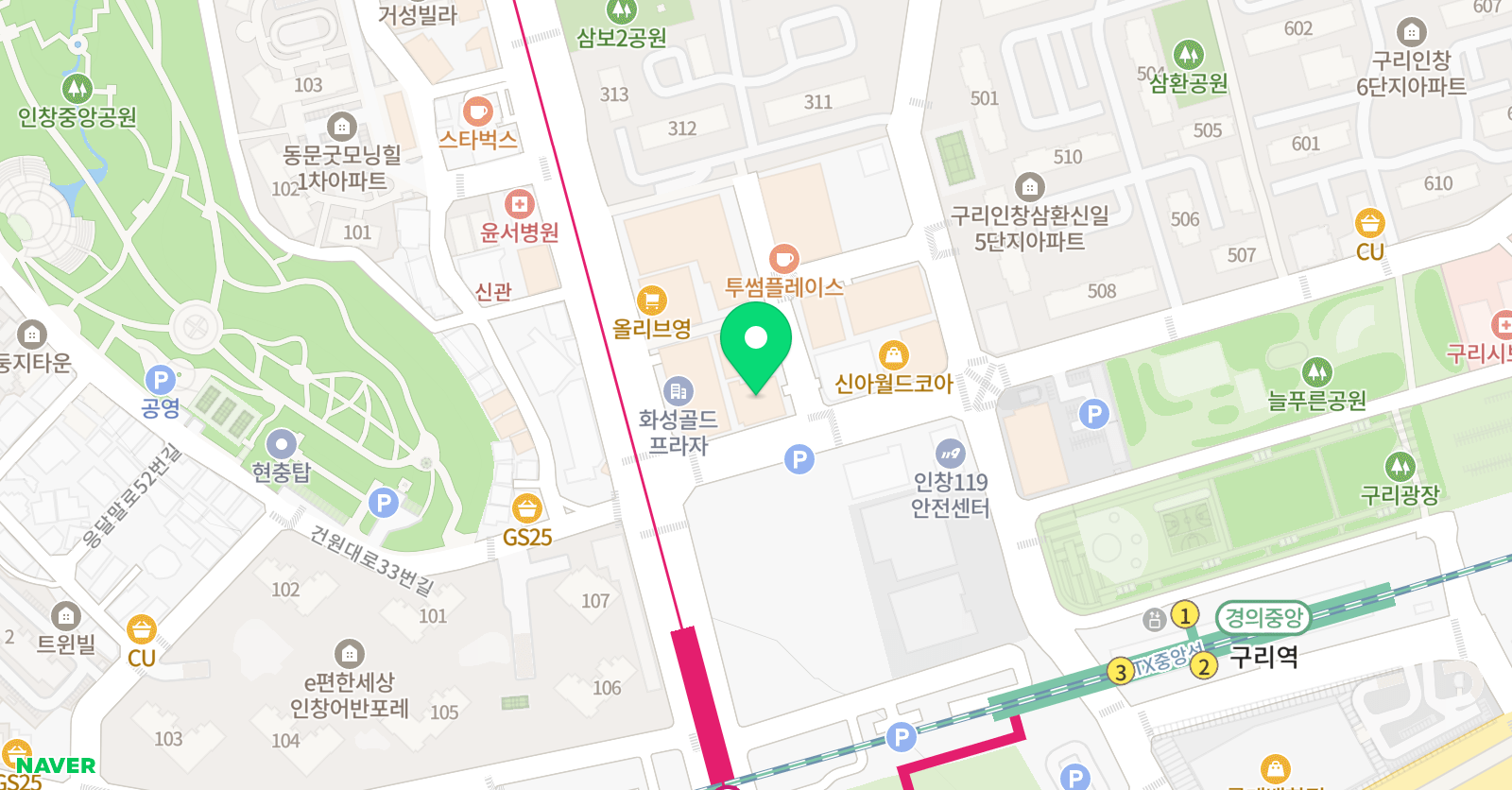 다같이 미술학원 구리 위치