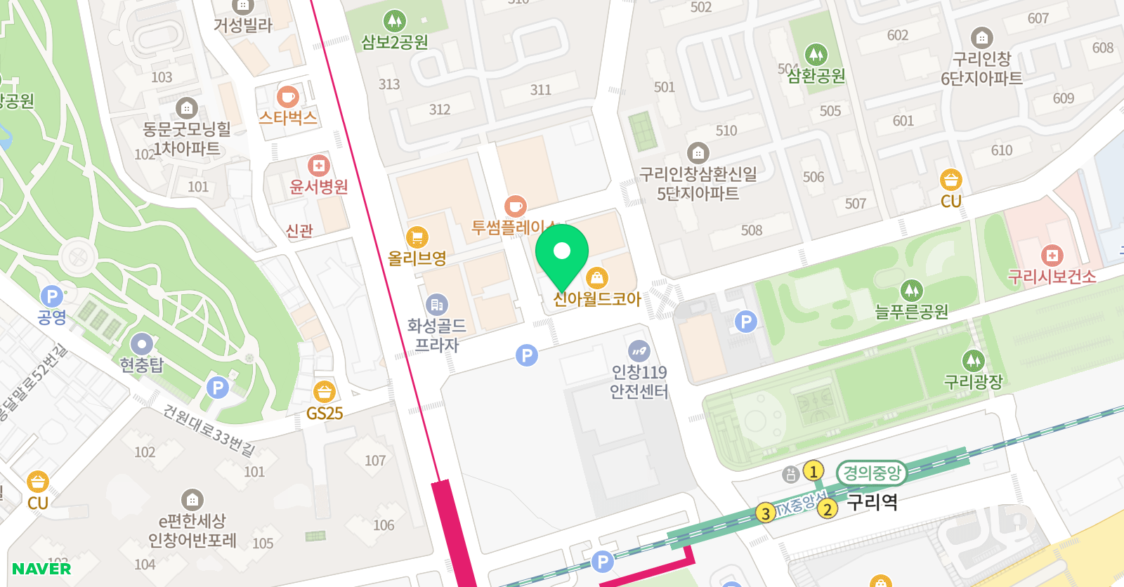 쎈돌 바둑학원 위치