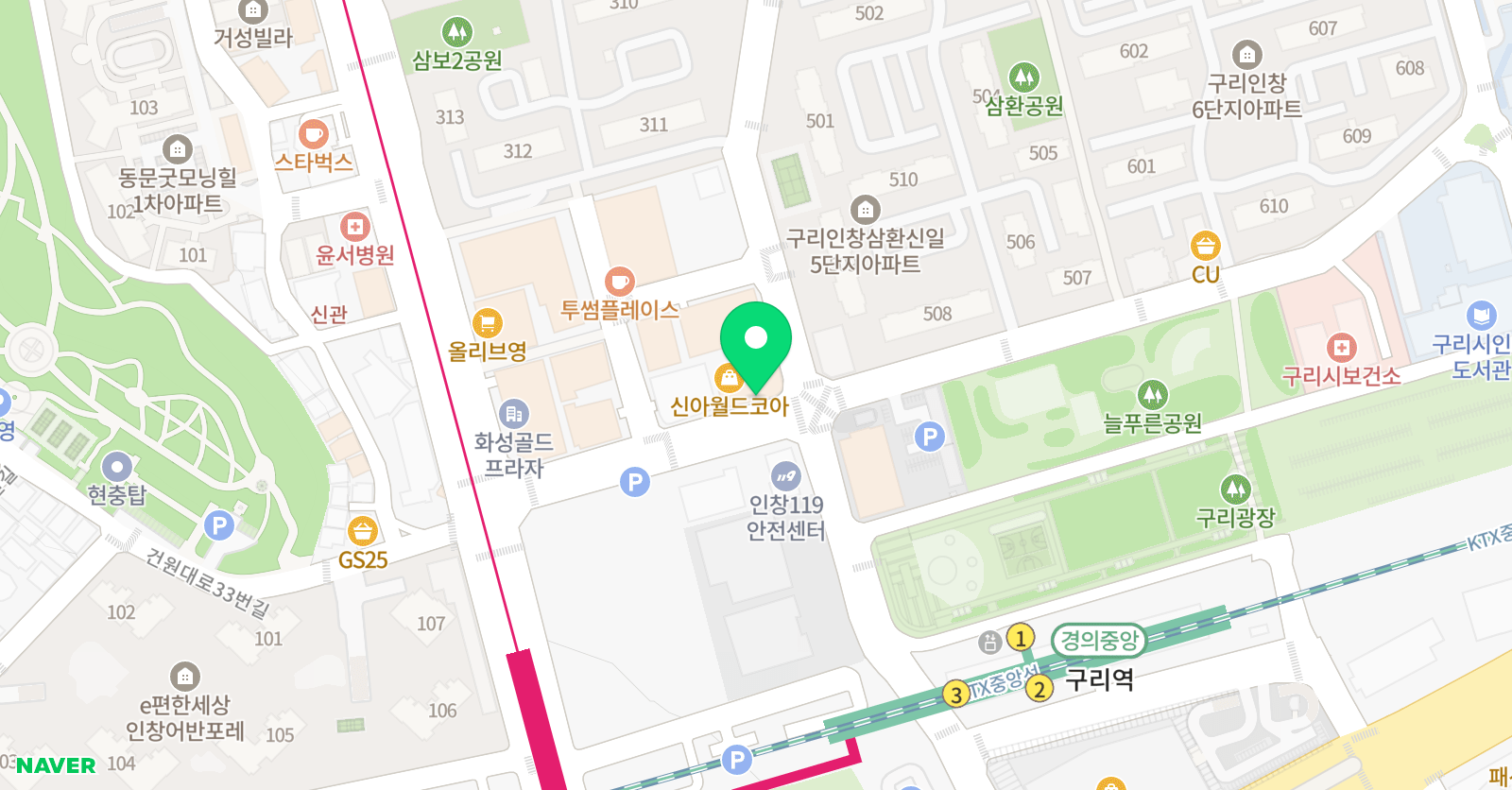TMS 수학과학학원 위치