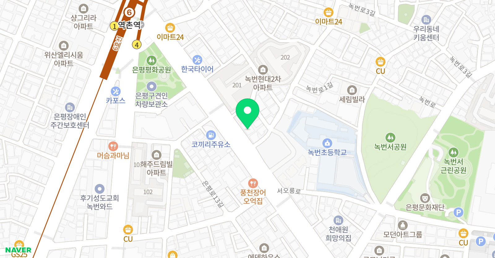 휴스피치 은평 위치
