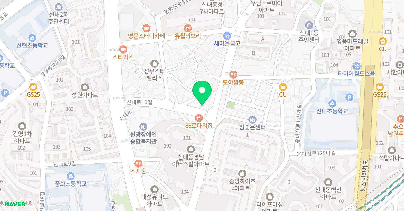 우승 태권도 위치
