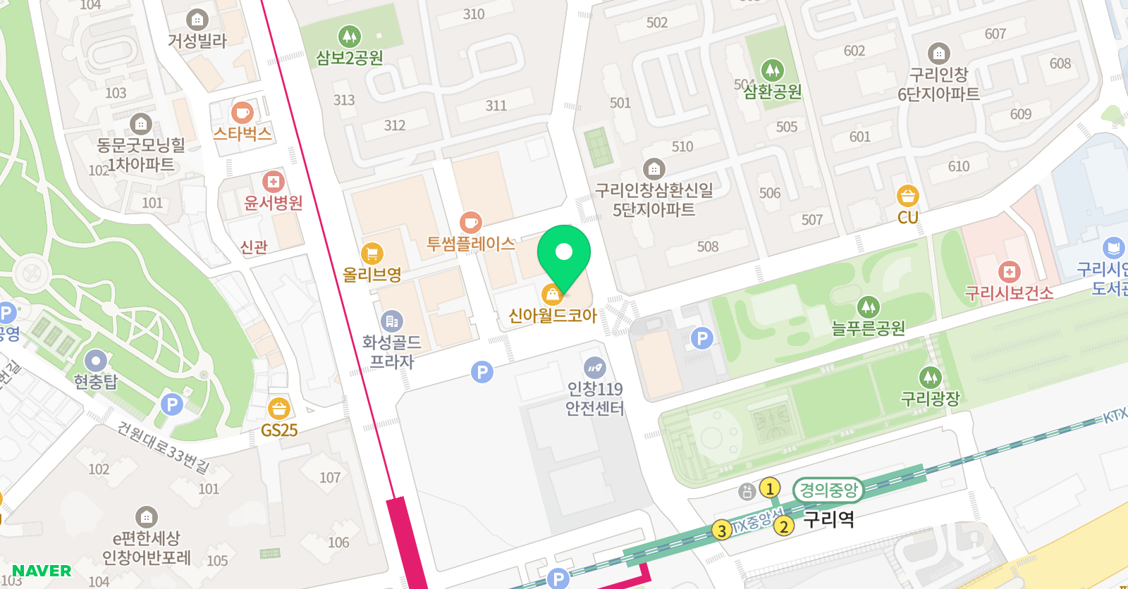 바야흐로미술 x 아트봉봉에꼴 위치