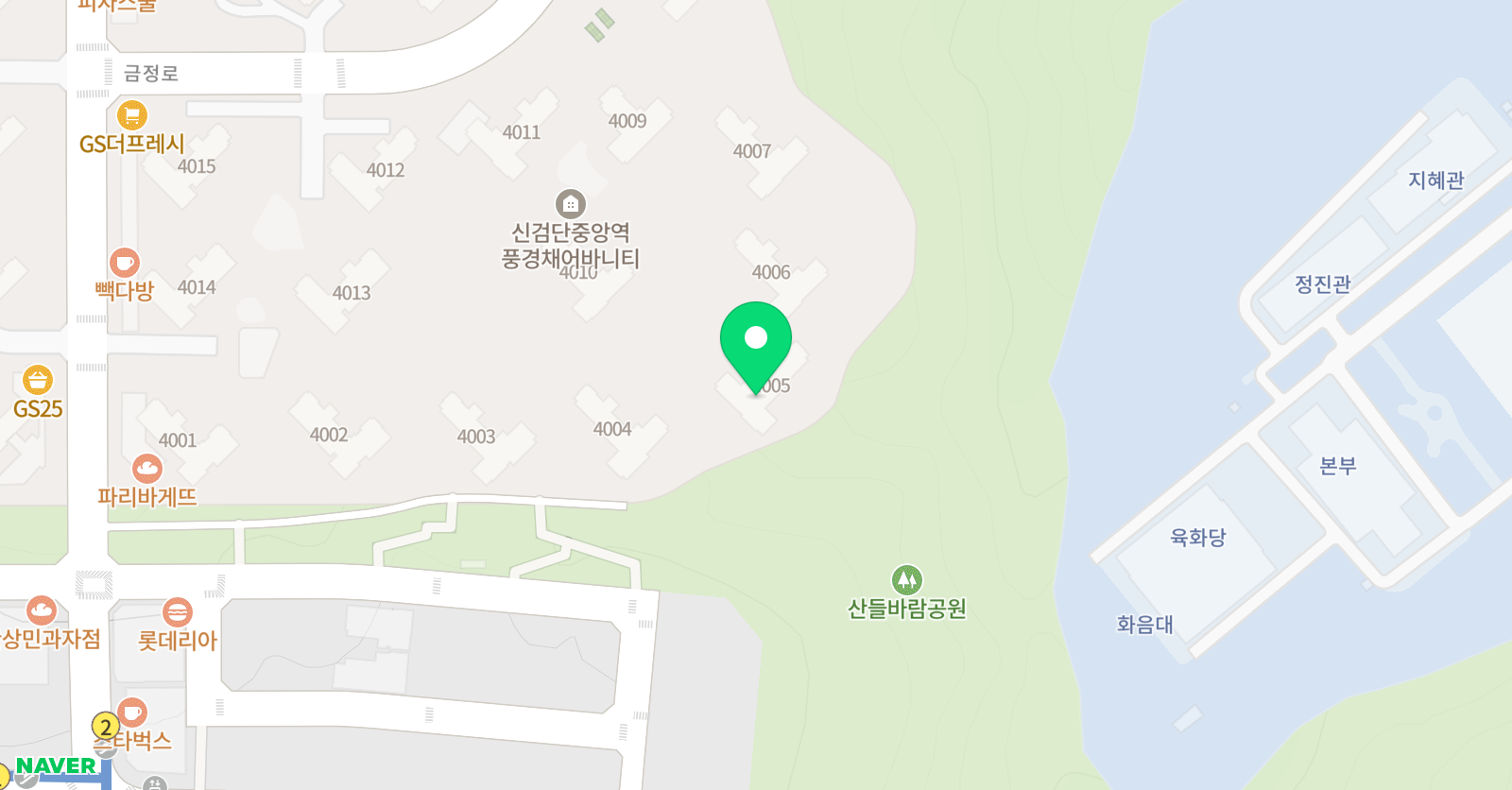 뮤엠 영어 어바니티NEST 학원 위치