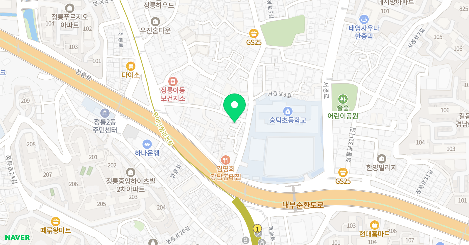 푸르넷드림 수학교습소 위치